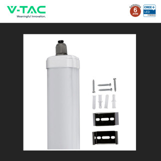 Plafoniera Tubo LED Linkabile 18W 60cm SMD CREE IP65