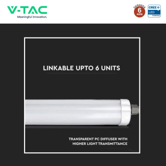 Plafoniera Tubo LED Linkabile 48W 150cm SMD CREE IP65