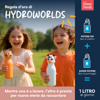 CapsHero Borraccia Termica Bambini Senza BPA 520ml Gatto Cat Cleo