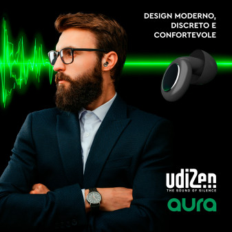 UdiZen Aura Tappi per Orecchie Antirumore Insonorizzanti -27dB
