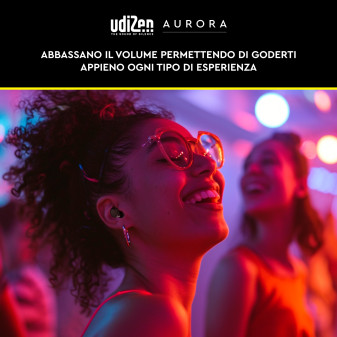UdiZen Aurora Tappi per Orecchie Antirumore Regolabili -18dB ~ -27dB