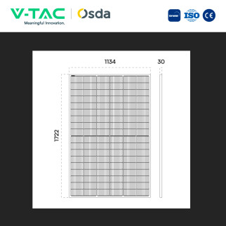 Pannelli Fotovoltaici 440W STC 488W BNPI TOPCon IP68 V-Tac Austa Osda