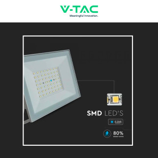 Faro LED 50W SMD IP65 Colore Bianco V-Tac VT-44054