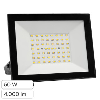 Faro LED 50W SMD IP65 Colore Nero V-Tac VT-44054