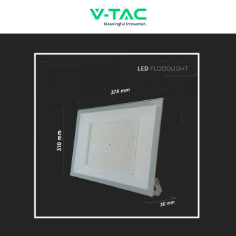 Faro LED 200W SMD IP65 Colore Bianco V-Tac VT-44208