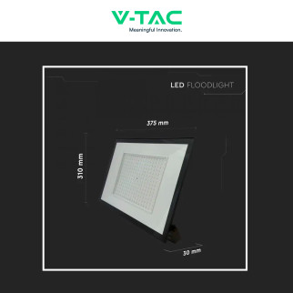Faro LED 200W SMD IP65 Colore Nero V-Tac VT-44208