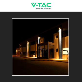 Faro LED 20W SMD IP65 Colore Nero V-Tac VT-44022