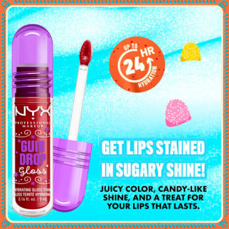 NYX Professional Makeup Holiday Gum Drop Gloss 03 Cranberry Splash