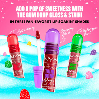 NYX Professional Makeup Holiday Gum Drop Gloss 03 Cranberry Splash