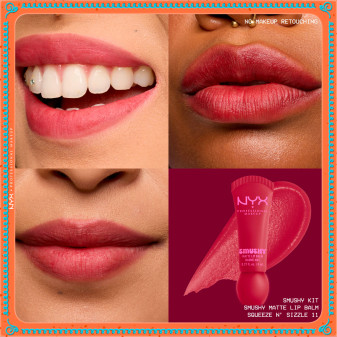 NYX Professional Makeup Holiday Smushy Kit con 3 Balsami Labbra