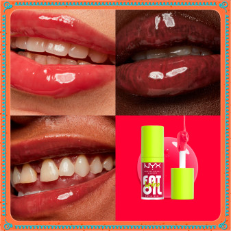 NYX Professional Makeup Holiday Fat Oil Trio Kit con 3 Gloss Labbra