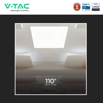 Pannello LED Quadrato 36W SMD CREE con Driver LiFud V-Tac Pro