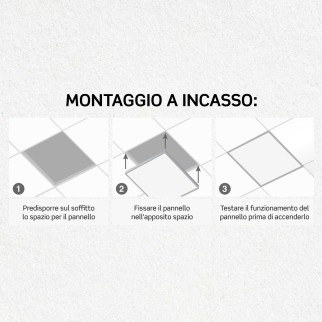 Pannello LED Quadrato 36W SMD CREE con Driver LiFud V-Tac Pro