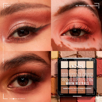 NYX Professional Makeup Ultimate Warm Neutrals Palette 16 Ombretti