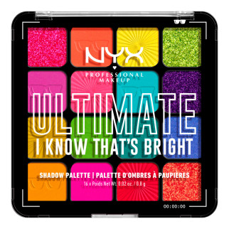 NYX Professional Makeup Ultimate I Know That's Bright Palette 16 Ombretti