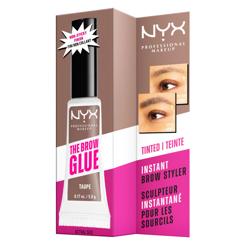NYX Professional Makeup The Brow Glue Gel Sopracciglia Taupe 5g