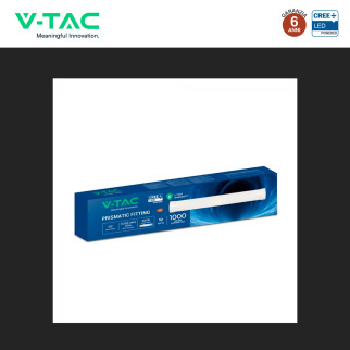 Tubo LED Prismatico 10W 30cm SMD Chip CREE V-Tac