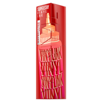 Maybelline New York SuperStay Vinyl Ink Rossetto 16h 200 Salsa