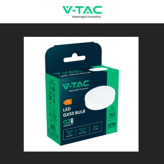 Lampadina LED GX53 6,4W Disc SMD V-Tac VT-207-N