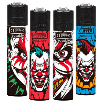 Clipper Large Accendino a Pietrina Lovely Clowns 4 Accendini