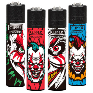 Clipper Large Accendino a Pietrina Lovely Clowns 4 Accendini