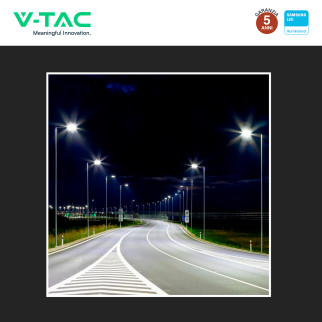 V-Tac VT-169ST-S Lampada Stradale LED Samsung SMD IP65 Grigio