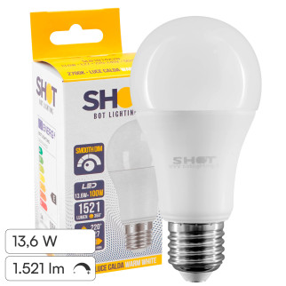 Lampadina LED E27 13,6W Goccia A60 SMD Dimmerabile Bot Lighting