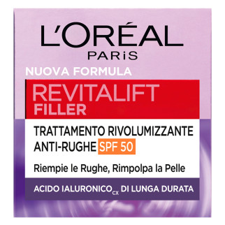 Revitalift Filler Trattamento Rivolumizzante Anti-Rughe SPF 50 L'Oréal