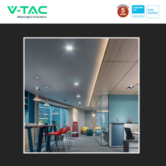 V-Tac Pro VT-61018 Mini Pannello LED Rotondo 18W SMD Chip Samsung