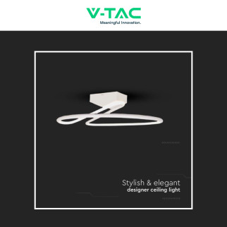 V-Tac VT-7763 Lampadario LED a Superficie 20W SMD Colore Bianco