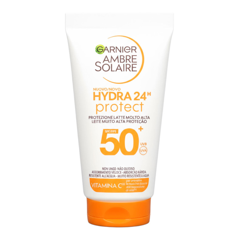 Latte Solare SPF 50+ Hydra 24H Protect Garnier Ambre Solaire 50ml
