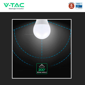 V-Tac Lampadina LED E27 17W Goccia A65 SMD Opaca