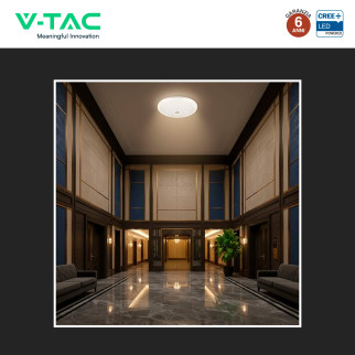 V-Tac VT-13 Plafoniera LED Rotonda 12W SMD Chip CREE