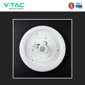 V-Tac VT-13 Plafoniera LED Rotonda 12W SMD Chip CREE