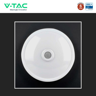 V-Tac VT-13 Plafoniera LED Rotonda 12W SMD Chip CREE