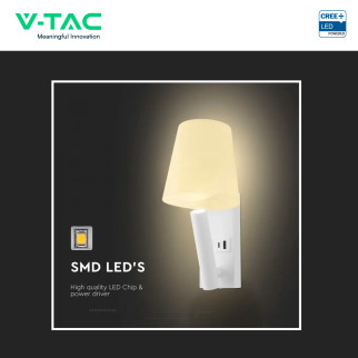 V-Tac VT-88062 Lampada LED da Muro 2W SMD Chip CREE Applique