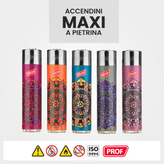 Prof Maxi Accendino a Pietrina Mandala Serie 5 Accendini