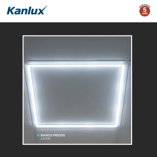 Kanlux AVAR 6060 Plafoniera con Telaio LED Quadrata 32W CCT 3in1