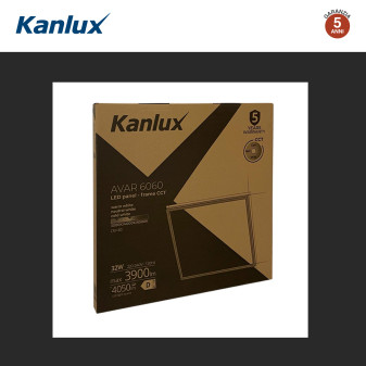 Kanlux AVAR 6060 Plafoniera con Telaio LED Quadrata 32W CCT 3in1