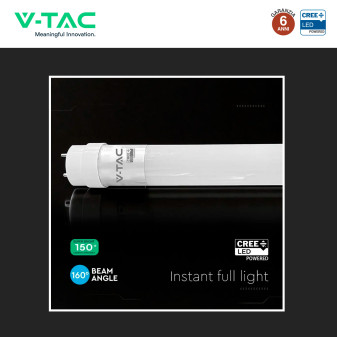 Tubo LED T8 G13 7W SMD CREE Nano-Plastic 60cm con Starter V-Tac