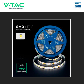 V-Tac Striscia LED Flessibile 15W/m 3in1 SMD Chip CREE 24V 8m