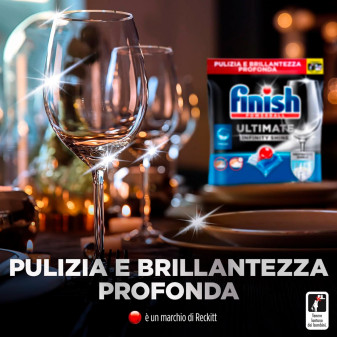 Finish Powerball Ultimate Infinity Shine Detersivo Lavastoviglie 53 Tabs