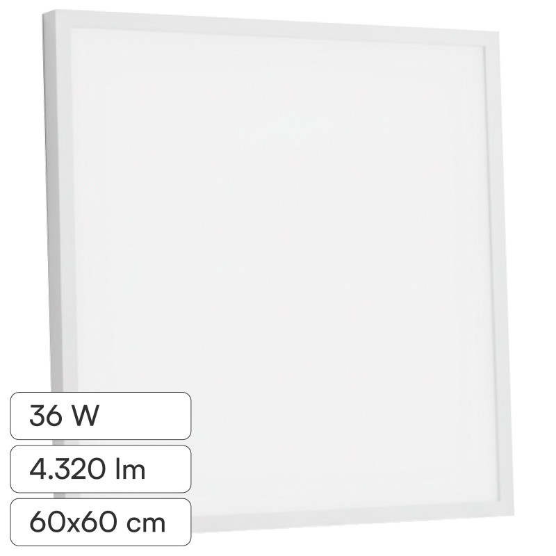 V-Tac VT-61037 Pannello LED Quadrato 60x60 36W