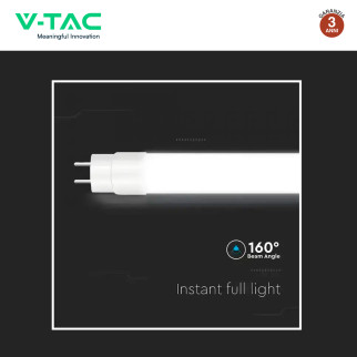 Tubo LED SMD T8 G13 16,5W Nano-Plastic 120cm con Starter V-Tac