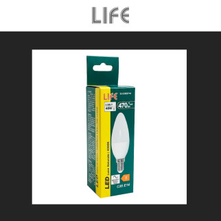 Life Lampadina LED E14 4,9W Candela C35 SMD