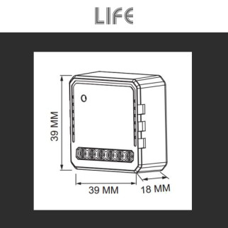 Life Modulo Triac 1CH Ricevitore Interruttore Dimmer ON/OFF Wi-Fi