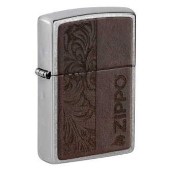 Accendino Zippo mod. 46920 Leather Zippo Design Marrone