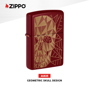 Accendino Zippo mod. 46835 Geometric Skull Design