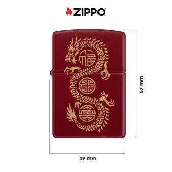 Accendino Zippo mod. 46834 Dragon Luck Design