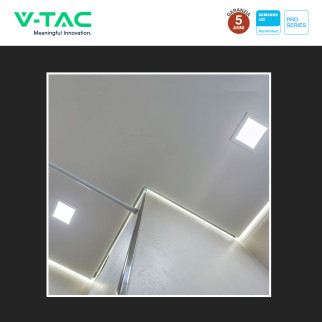 V-Tac Pro VT-61018 Pannello LED Quadrato 18W SMD Chip Samsung